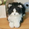 Chongker Animaux en Peluche Fait à la Main Peluche Chat et Chien réaliste Jouet Compagnon Kawaii Cadeau pour Les Femmes Anniv