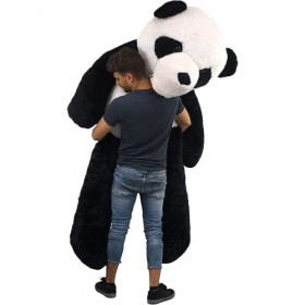 Bananair Lerosier123 - Peluche géante Panda 200cm Ultra Douce Cadeaux Anniversaire Noel