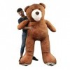 Peluche Nounours Géant 100 cm à 340 cm 5 Couleurs Disponibles Beige - Gris - Marron - Blanc - Rose Nounours Immense Cadea