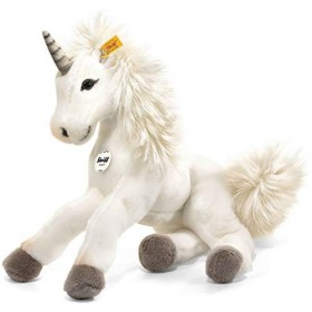 Steiff - 15045 - Peluche - Starly - Licorne - Blanc - 35 cm