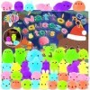 ENCOUN 36Pcs Mochi Squishy, Lumineux Squishy Kawaii, Animaux Jouets Squishies, Mini Squishy Jouet Anti Stress, Mignon Mini Sq