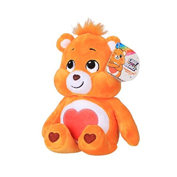 Basic Fun Care Bears – Ours en Peluche Tenderheart – 22 cm – Jouet en Peluche Mignon à Collectionner pour Enfants et garçons 