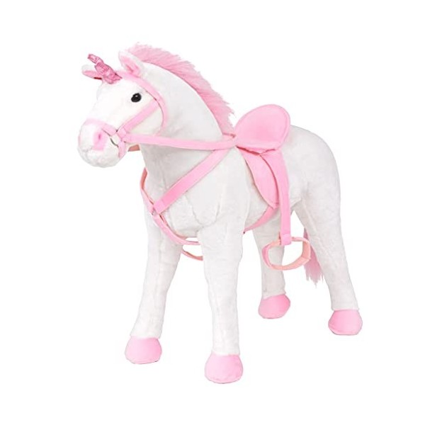 vidaXL Peluche en Forme de Licorne Debout Taille XXL