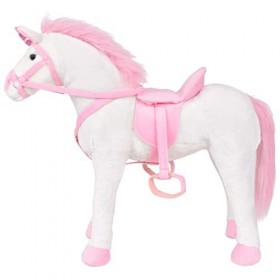 vidaXL Peluche en Forme de Licorne Debout Taille XXL