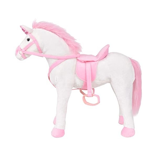 vidaXL Peluche en Forme de Licorne Debout Taille XXL