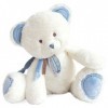 Doudou et Compagnie - Ours En Peluche - 40 cm - Blanc / Bleu - Attrape Rêve - DC3475