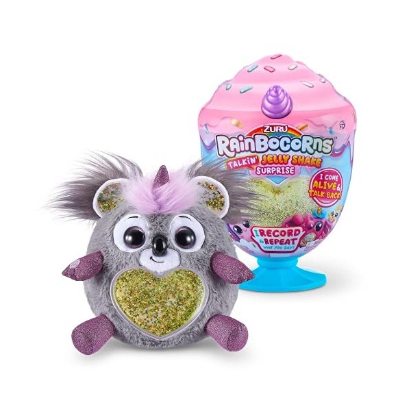 Zuru- Rainbocorns Talkin Jelly Shake Surprise, Peluche électronique, Koalacorn, 9241A, Koala