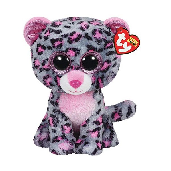 Ty - TY37038 - Beanie Boos - Peluche Tasha le Léopard 23 cm