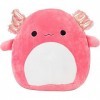 Squishmallow Peluche officielle Kellytoy Sea Life Squad - Jouet en peluche souple - Animaux Archie Axolotl, 27,9 cm 