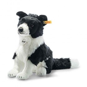 Steiff Border Collie Jaycee, 122163, Black/White, 28 cm