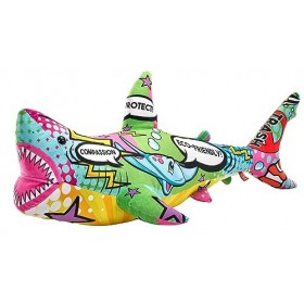 Wild Republic Message from The Planet Jumbo Shark, Animal en Peluche, 76 cm, Jouet en Peluche, Remplissage en Bouteilles dea