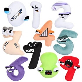 7.8in Alphabet Lore Jouets en peluche Lettre A à Z Numéro 0 à 9 Alphabet Lore Oreiller Poupées All Fun Stuffed Alphabet Lore 