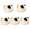 Toyvian 5 Pièces Oreiller Chat en Peluche Animal en Peluche Chaton Jouet Pelucheux pour Chat Coussin en Peluche Animal Jouet 