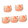 Toyvian 5 Pièces Oreiller Chat en Peluche Animal en Peluche Chaton Jouet Pelucheux pour Chat Coussin en Peluche Animal Jouet 