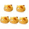 Toyvian 5 Pièces Oreiller Chat en Peluche Animal en Peluche Chaton Jouet Pelucheux pour Chat Coussin en Peluche Animal Jouet 