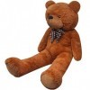 Cikonielf Ours géant 150 cm, ours en peluche marron, grand ours doux, cadeau danniversaire de Noël Saint-Valentin