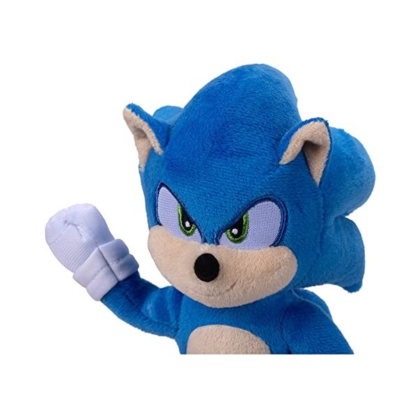 Sonic The Hedgehog 2 - Pack 3pcs Personnages en Peluche 23 cm - Tails + Sonic + Knuckles