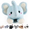 meowtastic Animaux en peluche lestés en forme déléphant – 61 cm – Peluche éléphant lestée – Joli grand éléphant en peluche –