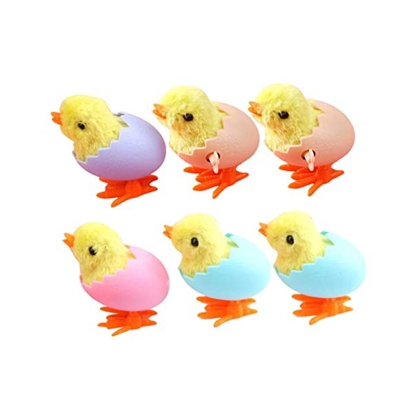 ibasenice 30 Pièces De Poulet Mécanique Panier De Pâques Jouets De Lapin pour Lapins Sac De Friandises Mini Cadeaux Décoratio