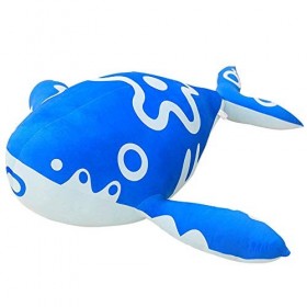 Jouet en peluche Oreiller Décor À La Maison Bleu Peluche Douce Jouet Dessin Animé Mignon Confort Rempli Oreiller Convient for