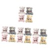 FOYTOKI 60 Pièces Porte-clés Mini Ours En Peluche Ours Kbree Remplisseurs De Sacs De Cadeaux De Noël Mini Animaux En Peluche 