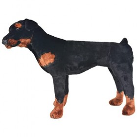 vidaXL Peluche Rottweiler XXL en Peluche