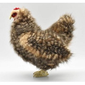 Hansa - Peluche Poule Beige 31cmH