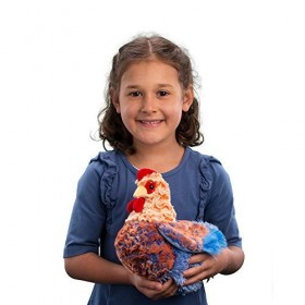 Cuddle Toys 1798&nbsp;Henrietta BLUE LACE HEN Poule, 21 cm longeur Peluche 