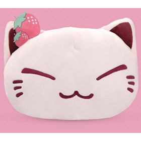 Nemu Neko Plush Toy Cat Sushi in Yellow - Manga Anime Cuddly Toy and Soft Toy. Small Plush&nbsp;Cat Merchandise XXL to Snuggle for