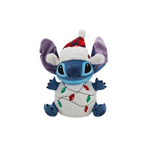 Disney Stitch Light-Up Holiday Plush – 12 Inches