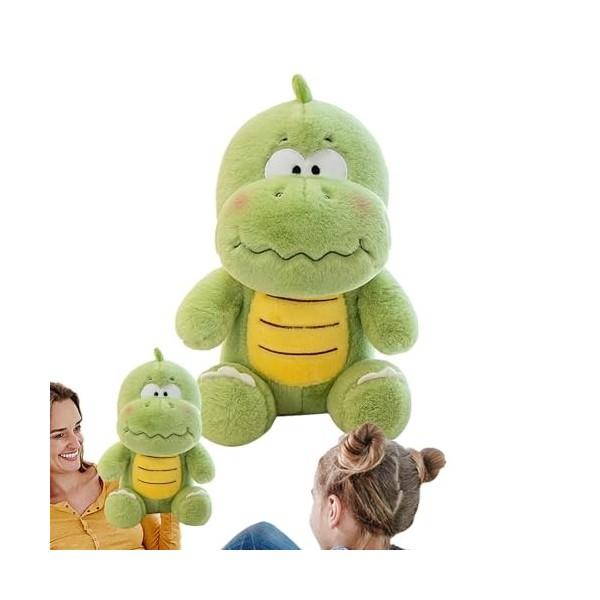 Shichangda Peluche Dinosaure, Dinosaure en Peluche - Petite Peluche Dino Verte, Animal en Peluche Mignon - Spft Coussin décor