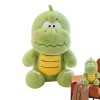 Leryveo Animal en Peluche de Dinosaure,Peluche de Dinosaure en Peluche - Adorable Peluche Dino Vert | Spft Coussin décoratif 