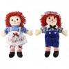 Bundle of 2 Aurora Dolls - Large 16 Classic Raggedy Ann and Raggedy Andy by Aurora World Inc.