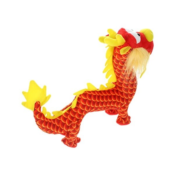 Toyvian 5 Pièces Jouet en Peluche Dragon Peluche Zodiaque Animal en Peluche Animaux Coussins Sculpture De Dragons Peluches De