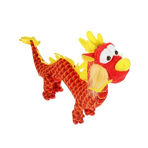 SAFIGLE 5 Pièces Jouet en Peluche Dragon Ornement De Noël en Peluche Sac dargent Décor De Poupée Jouet De Mascotte en Peluch