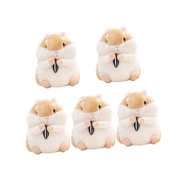 Abaodam 5 Pièces Jouet En Peluche Hamster Cochon En Peluche Poupée De Hamster Hamsters Jouets Peluche Cochon Dinde Jouet De 