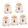 Abaodam 5 Pièces Jouet En Peluche Hamster Cochon En Peluche Poupée De Hamster Hamsters Jouets Peluche Cochon Dinde Jouet De 