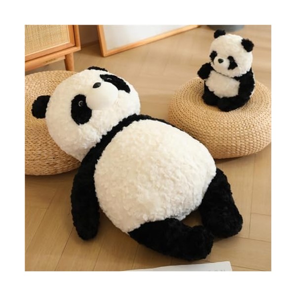RIIJA Peluche Panda Mignon Panda en Peluche couché Plat Panda poupée Debout et Assis Panda poupée Zoo Enfants Filles Cadeau e