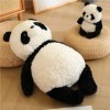 RIIJA Peluche Panda Mignon Panda en Peluche couché Plat Panda poupée Debout et Assis Panda poupée Zoo Enfants Filles Cadeau e