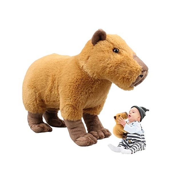 lembrd 5 Pcs Jouet Capybara | Jouet en Peluche Animal Mignon Plushies | Belle Peluche Capybara, Animaux Sauvages Doux Rampant