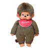 Bandai - Monchhichi - peluche - Fille bavoir rose 45 cm - 25553