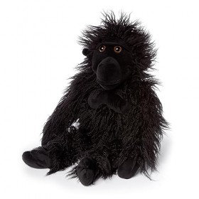 Sigikid 39895 Peluche Gi BeastsTown pour Enfants et Adultes à Collectionner, à Offrir, Jouer, câliner, Noir/Gorille