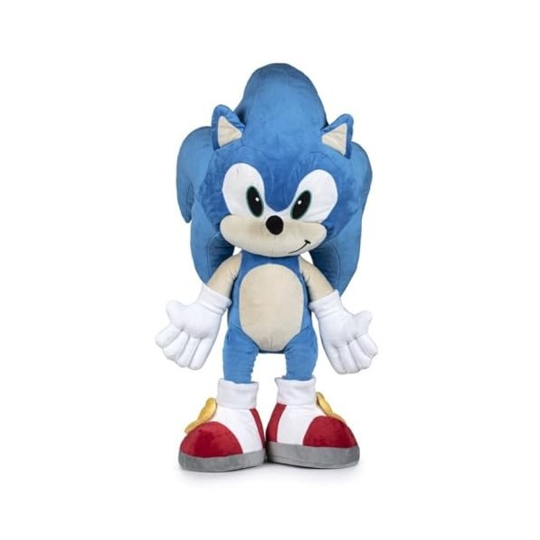 MIELIMON Peluche Sonic 100 cm Peluche douce hypoallergénique