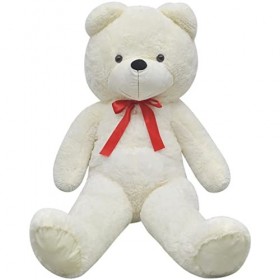 Toshilian Peluche Géante, Jouet danimaux en Peluche Jouet Enfant Ourson en Peluche XXL Blanc 160 cm