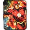 DC Comics The Flash Running Lightning Couverture en peluche super-héros 12,8 x 18,2 m