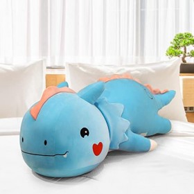 perfk Mignon peluche dinosaure jouet dinosaure animaux en peluche jouet oreiller de couchage poupées en peluche pour cadeau d
