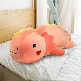 Oshhni Jouet de dinosaure en peluche de dessin animé, poupées en peluche jeter oreiller dinosaure animaux en peluche jouet po