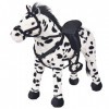 vidaXL Peluche Cheval Debout XXL Jouet en Peluche Doudou