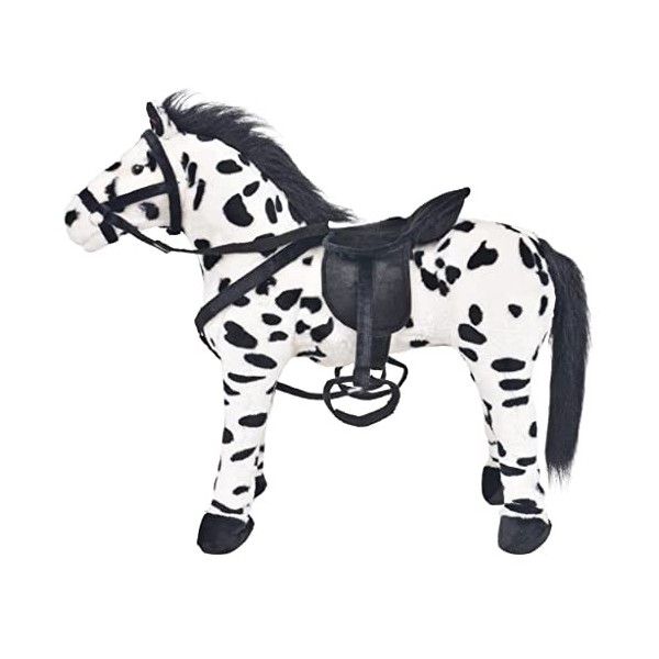 vidaXL Peluche Cheval Debout XXL Jouet en Peluche Doudou