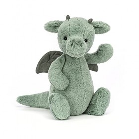 JELLYCAT-Pelluche dragon bashful
